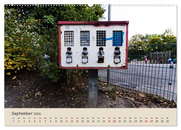 Produktbild: Kaugummiautomaten (hochwertiger Premium Wandkalender 2026 DIN A2 quer), Kunstdruck in Hochglanz