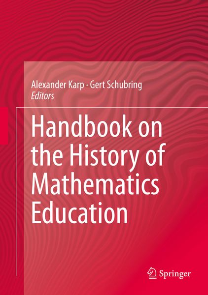 Produktbild: Handbook on the History of Mathematics Education