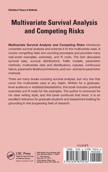 Produktbild: Multivariate Survival Analysis and Competing Risks