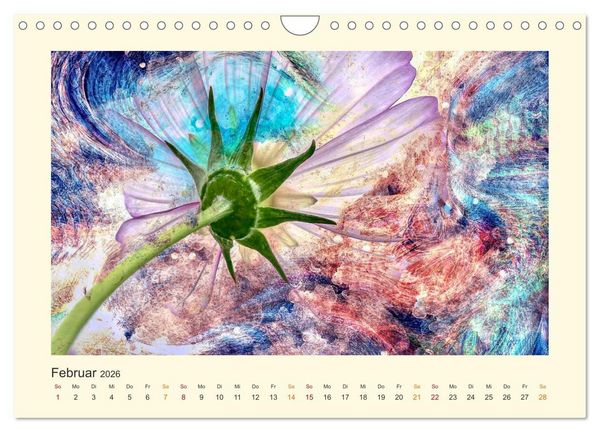 Produktbild: Fotografie trifft Malerei (Wandkalender 2026 DIN A4 quer), CALVENDO Monatskalender