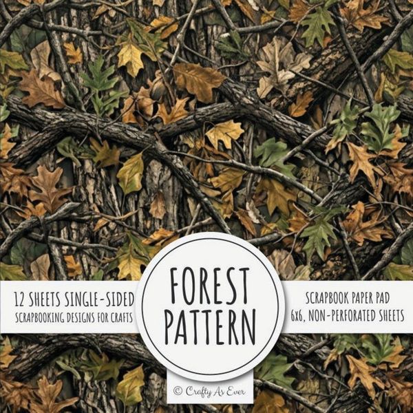 Produktbild: Forest Pattern Scrapbook Paper Pad