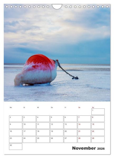 Produktbild: Sankt Peter-Ording Sonne, Strand und Meer (Wandkalender 2026 DIN A4 hoch), CALVENDO Monatskalender