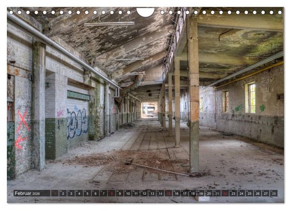 Produktbild: Lost Places in Deutschland 2026 (Wandkalender 2026 DIN A4 quer), CALVENDO Monatskalender