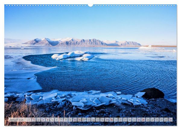 Produktbild: Surreale Landschaften Islands (hochwertiger Premium Wandkalender 2026 DIN A2 quer), Kunstdruck in Hochglanz