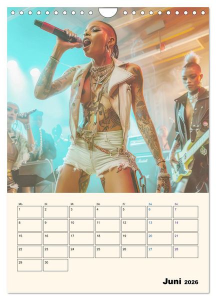 Produktbild: Punkerg&ouml;ren - In Aktion (Wandkalender 2026 DIN A4 hoch), CALVENDO Monatskalender