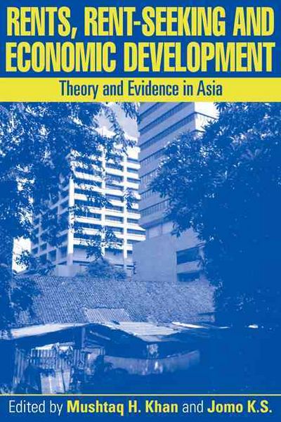 Produktbild: Rents, Rent-Seeking and Economic Development