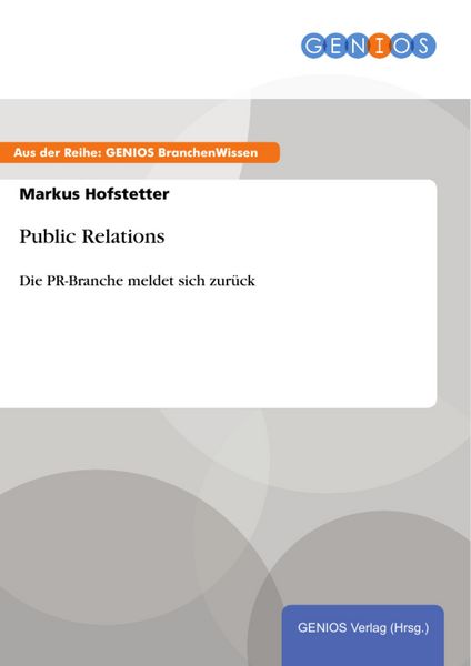 Produktbild: Public Relations