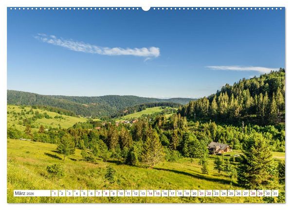 Produktbild: Schwarzwald (hochwertiger Premium Wandkalender 2026 DIN A2 quer), Kunstdruck in Hochglanz