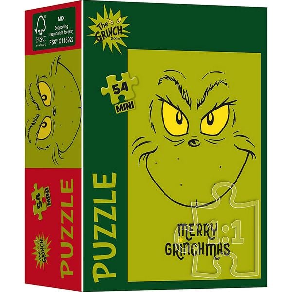 Produktbild: Minipuzzle 54 Teile "Merry Grinchmas"
