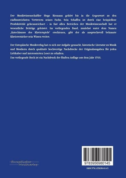 Produktbild: Handbuch des Klavierspiels