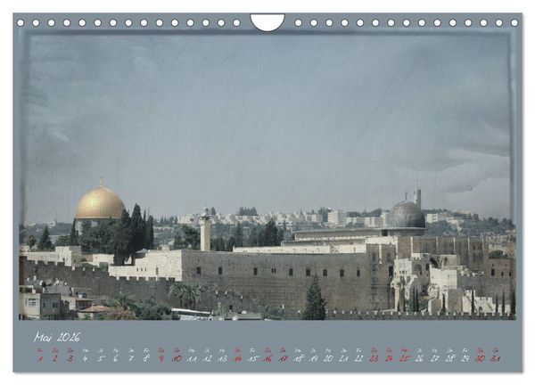 Produktbild: Unterwegs in Jerusalem (Wandkalender 2026 DIN A4 quer), CALVENDO Monatskalender