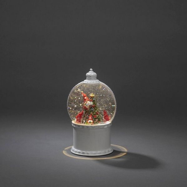 Produktbild: Konstsmide 4300-200 LED-Laterne Weihnachtsmann Warmwei&szlig; LED Wei&szlig; mit Wasser gef&uuml;llt, Timer