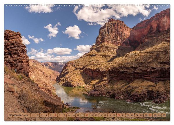 Produktbild: Colorado River Rafting im Grand Canyon (hochwertiger Premium Wandkalender 2026 DIN A2 quer), Kunstdruck in Hochglanz