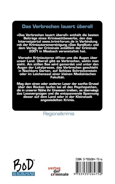 Produktbild: Das Verbrechen lauert &uuml;berall. "Briefe aus Mosbach" und andere Bluttaten