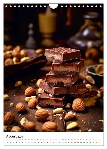 Produktbild: Choco Delight (Wall Calendar 2026 DIN A4 portrait), CALVENDO 12 Month Wall Calendar