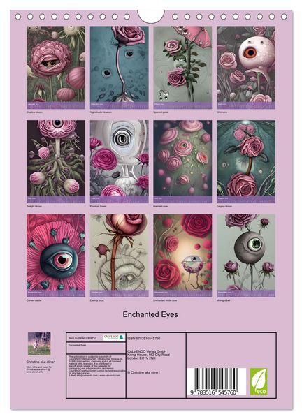 Produktbild: Enchanted Eyes (Wall Calendar 2026 DIN A4 portrait), CALVENDO 12 Month Wall Calendar