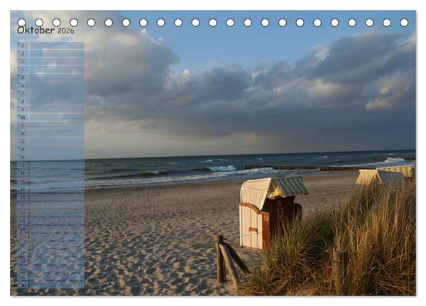 Produktbild: Rund um K&uuml;hlungsborn (Tischkalender 2026 DIN A5 quer), CALVENDO Monatskalender