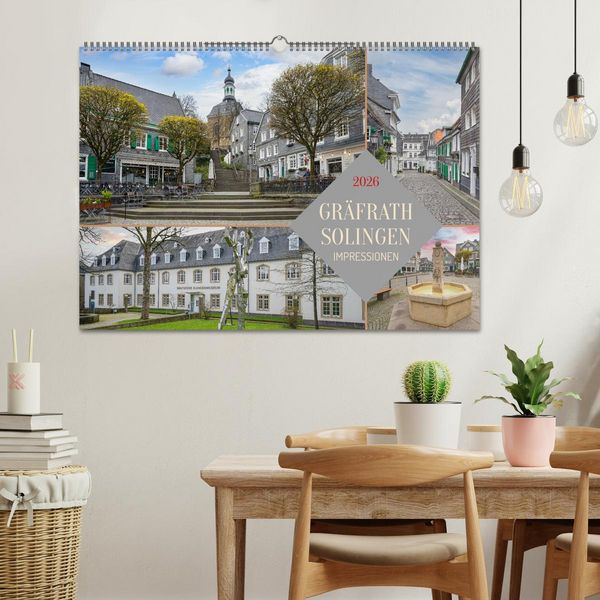 Produktbild: Solingen-Gr&auml;frath Impressionen (Wandkalender 2026 DIN A2 quer), CALVENDO Monatskalender