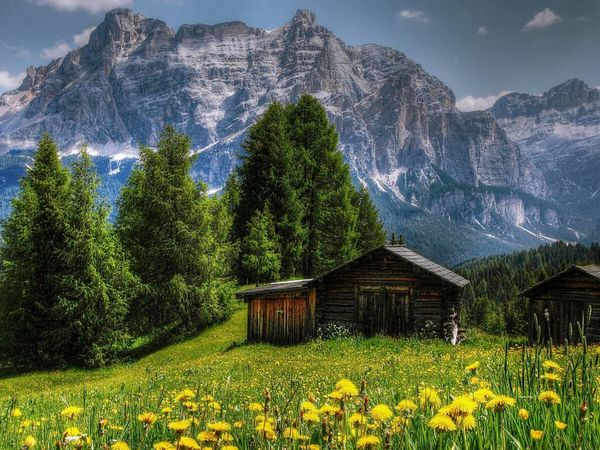 Produktbild: CALVENDO Puzzle Pralongia Alm mit Conturines - Alta Badia | 1000 Teile Lege-Gr&ouml;&szlig;e 64x48cm Foto-Puzzle f&uuml;r gl&uuml;ckliche Stunden