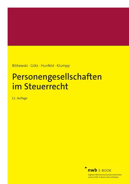 Produktbild: Personengesellschaften im Steuerrecht