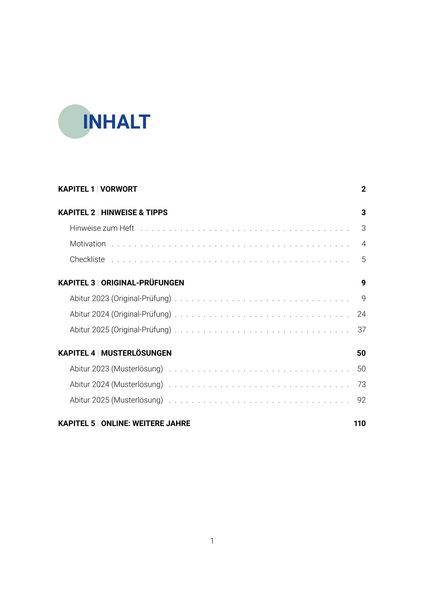 Produktbild: Pr&uuml;fungsheft - 2026 Mathematik Abitur Leistungskurs (mit/ohne CAS) &ndash; Berlin und Brandenburg &ndash; Original-Pr&uuml;fungen und L&ouml;sungen