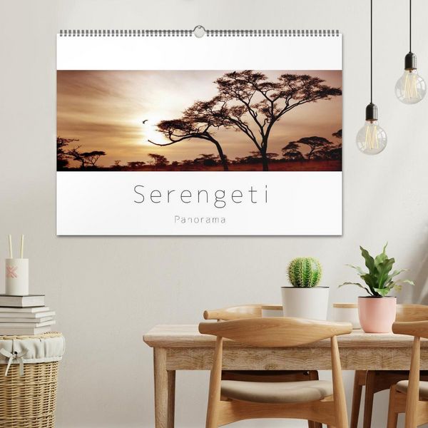 Produktbild: Serengeti Panorama (Wandkalender 2027 DIN A2 quer), CALVENDO Monatskalender