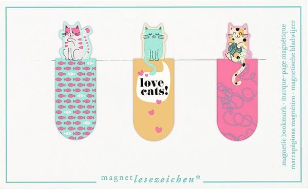 Produktbild: Magnetlesezeichen Love Cats