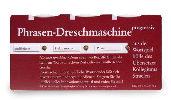 Produktbild: Die Phrasen-Dreschmaschine