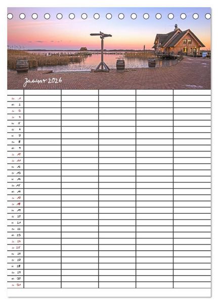 Produktbild: Timmendorfer Strand - Ostsee Urlaubsparadies (Tischkalender 2026 DIN A5 hoch), CALVENDO Monatskalender