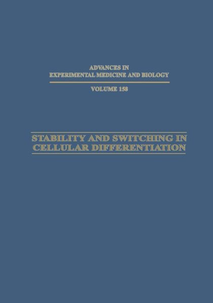 Produktbild: Stability and Switching in Cellular Differentiation