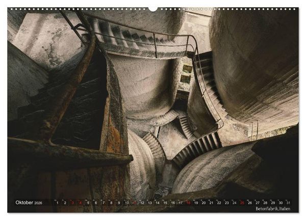 Produktbild: Lost in Decay 2026 - Die &Auml;sthetik des Verfalls (hochwertiger Premium Wandkalender 2026 DIN A2 quer), Kunstdruck in Hochglanz