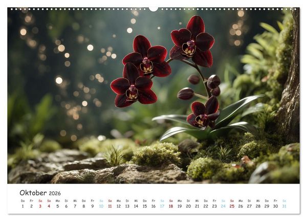 Produktbild: Im Schatten der Orchidee (Wandkalender 2026 DIN A2 quer), CALVENDO Monatskalender