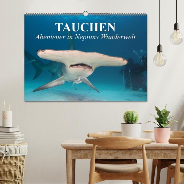 Produktbild: Tauchen - Abenteuer in Neptuns Wunderwelt (Wandkalender 2026 DIN A2 quer), CALVENDO Monatskalender