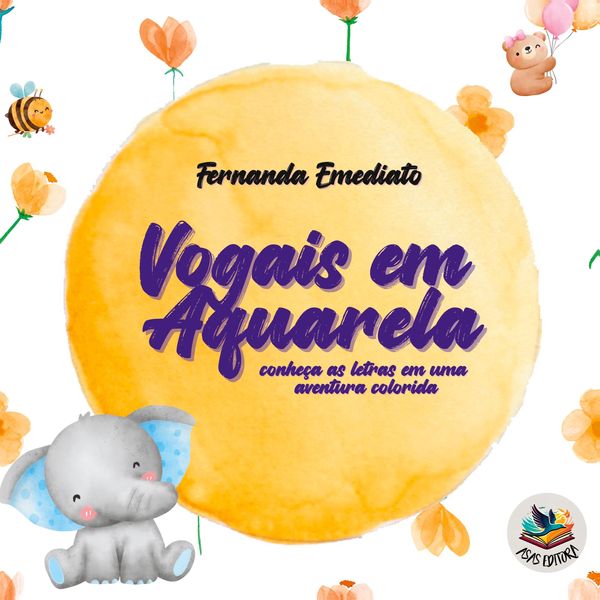 Produktbild: Vogais em aquarela