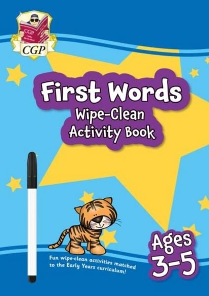 Produktbild: First Words Wipe-Clean Activity Book for Ages 3-5 (with pen)