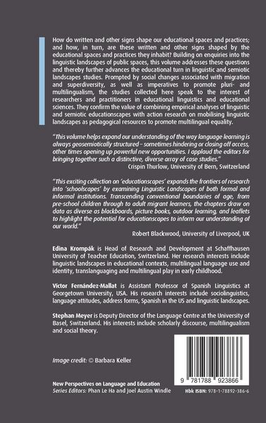 Produktbild: Linguistic Landscapes and Educational Spaces