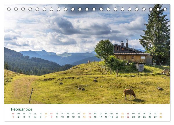 Produktbild: Auf der Winklmoosalm (Tischkalender 2026 DIN A5 quer), CALVENDO Monatskalender
