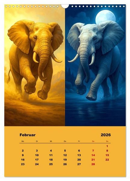 Produktbild: Spiegelwildnis (Wandkalender 2026 DIN A3 hoch), CALVENDO Monatskalender
