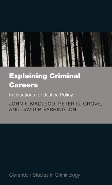 Produktbild: EXPLAINING CRIMINAL CAREERS CSC
