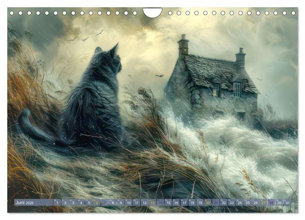 Produktbild: St&uuml;rmisch wildes Wetter (Wandkalender 2026 DIN A4 quer), CALVENDO Monatskalender