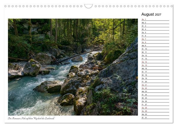 Produktbild: Rund um den Hintersee und Zauberwald (Wandkalender 2027 DIN A3 quer), CALVENDO Monatskalender