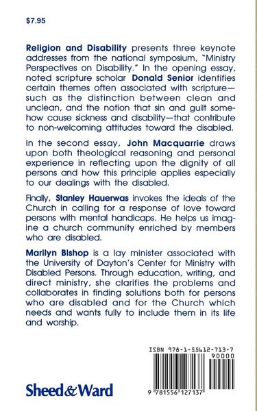 Produktbild: Religion and Disability