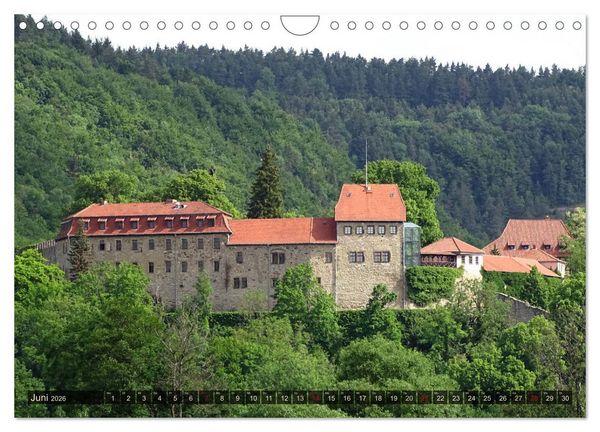 Produktbild: Wunderbares Th&uuml;ringen - Burgen (Wandkalender 2026 DIN A4 quer), CALVENDO Monatskalender