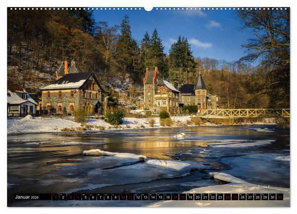 Produktbild: Fl&uuml;sse und Seen im Harz (hochwertiger Premium Wandkalender 2026 DIN A2 quer), Kunstdruck in Hochglanz
