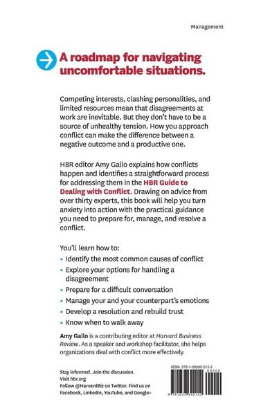 Produktbild: HBR Guide to Dealing with Conflict (HBR Guide Series)