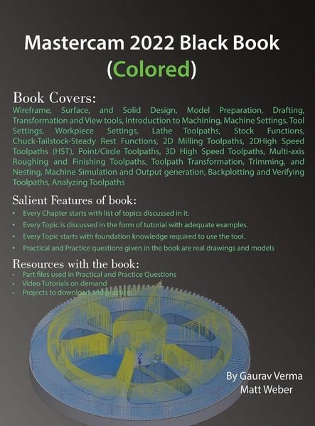 Produktbild: Mastercam 2022 Black Book (Colored)