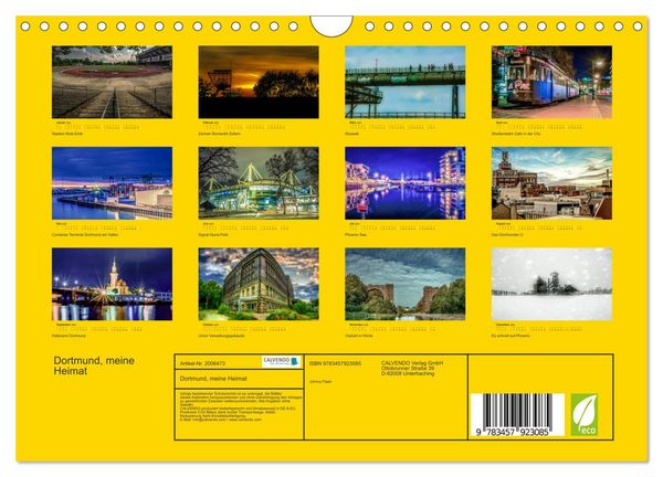 Produktbild: Dortmund, meine Heimat (Wandkalender 2026 DIN A4 quer), CALVENDO Monatskalender