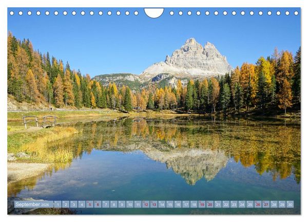 Produktbild: Bergseen zum Tr&auml;umen (Wandkalender 2026 DIN A4 quer), CALVENDO Monatskalender
