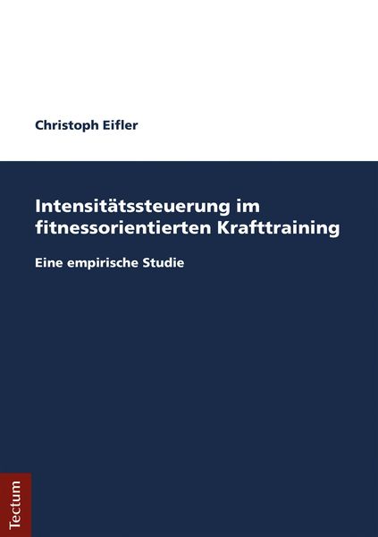 Produktbild: Intensit&auml;tssteuerung im fitnessorientierten Krafttraining