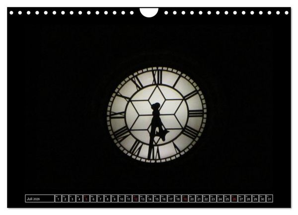 Produktbild: Zeit-Anzeige (Wandkalender 2026 DIN A4 quer), CALVENDO Monatskalender